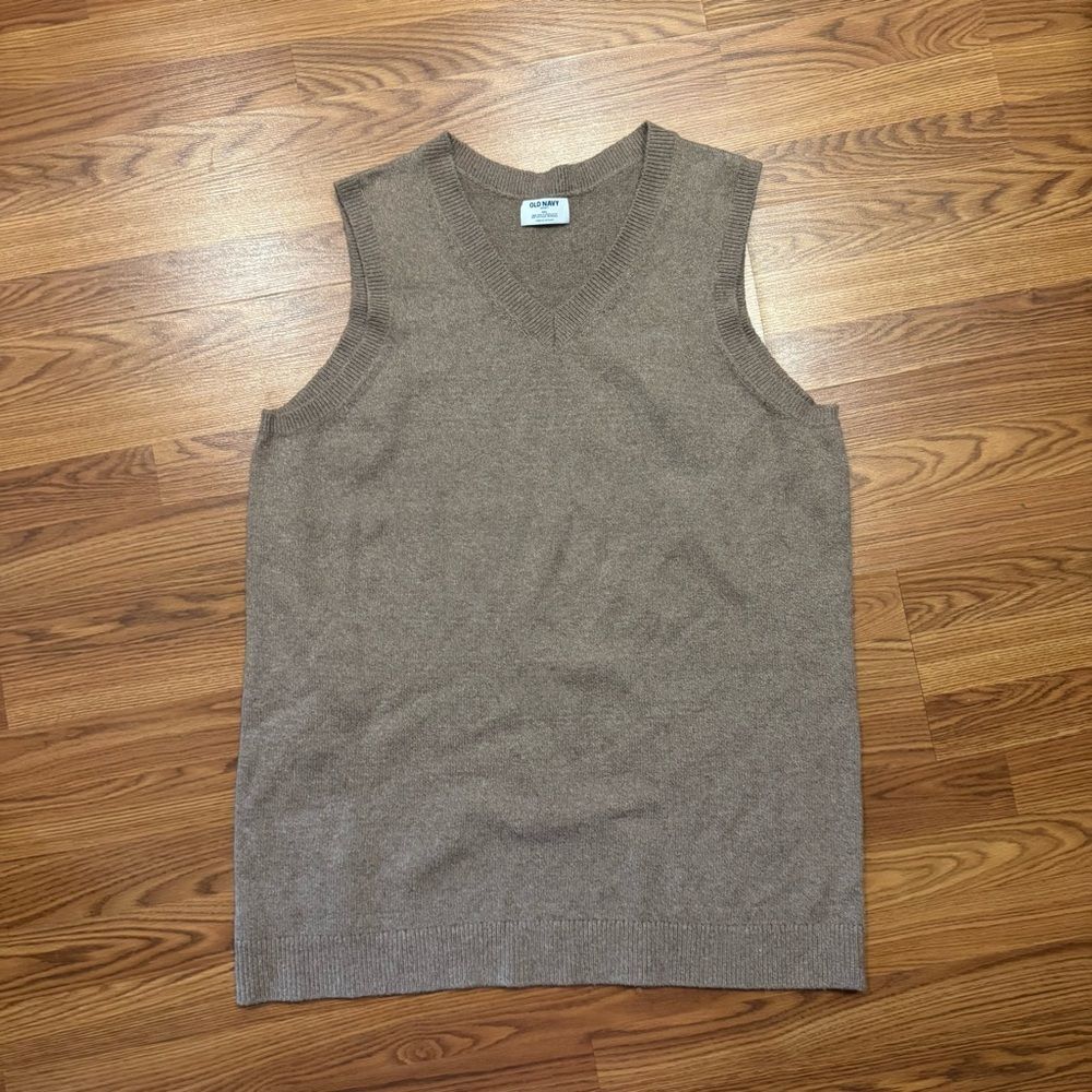 Old Navy Brown Sweater Vest Dress XXL